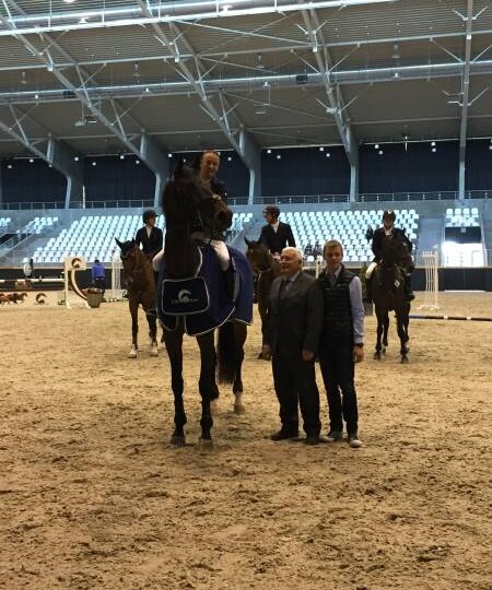 Karel Cox en Cayen vd Hobos eidigd op een mooi 6e plek tijdens CSI Opglabbeek